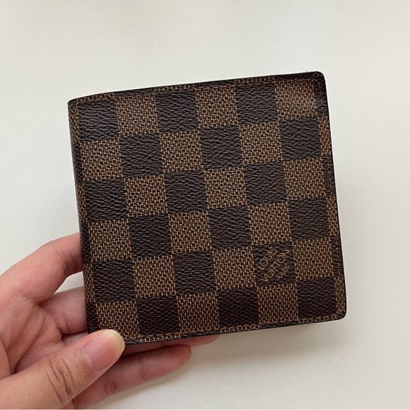 Louis Vuitton Ebene Marco Bifold Wallet - Picture 1 of 9